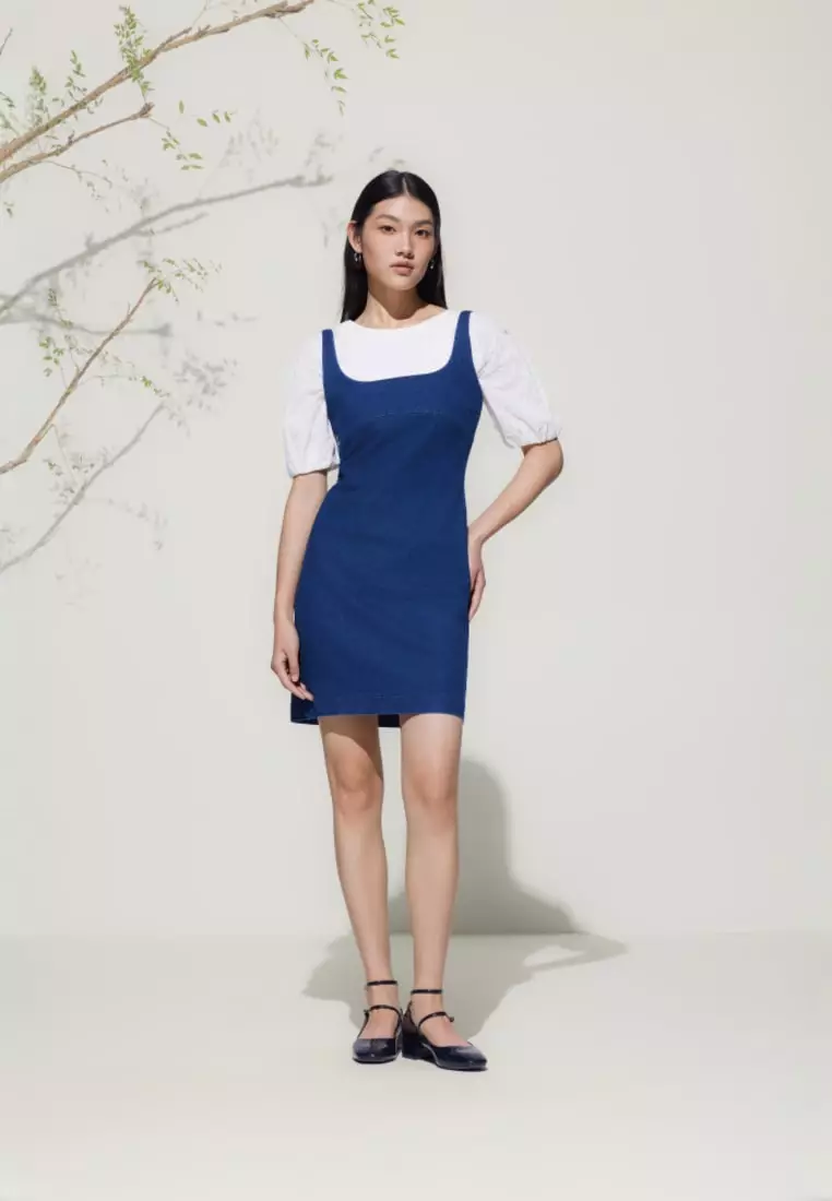 Buy G2000 G2000 Denim Pinafore Dress 2025 Online ZALORA
