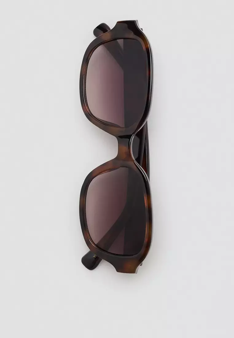 Semi-Transparent Frame Sunglasses