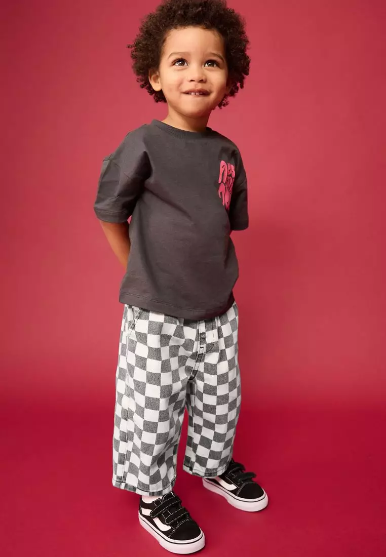 Pull On Wide Trousers
