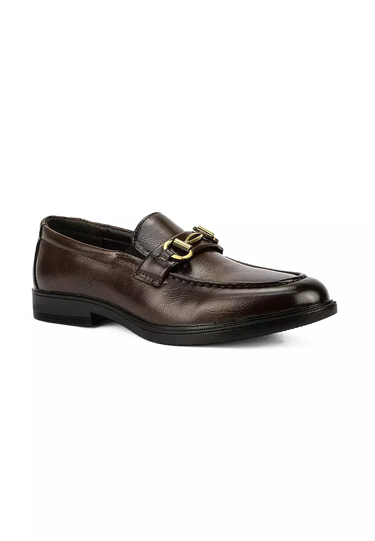 Discount on Mario D' boro Runway  shoes - SKU: Men's Formal Slip On Shoes Mw 24312 Dark Brown C45