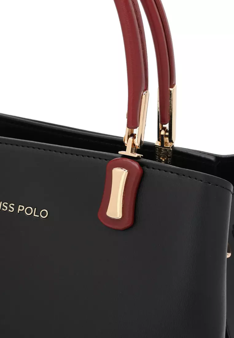 Women's Top Handle Bag / Sling Bag / Crossbody Bag (Tas Selempang / Tas Tangan) - Hitam