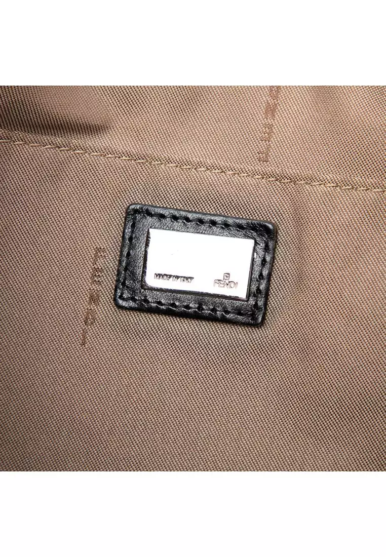 Pre-Loved Fendi Zucchino Canvas Tote