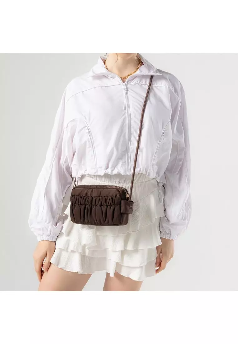 Poofah Crossbody Bag - Dark Oak