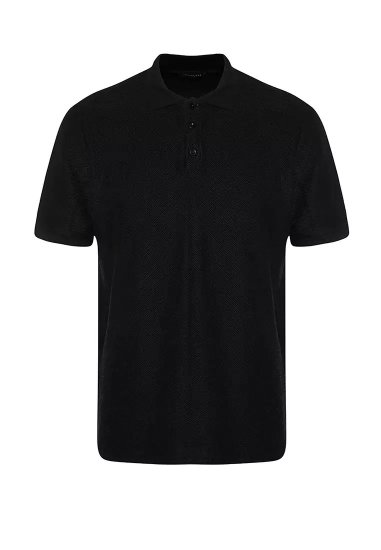 L.E Textured Polo Shirt