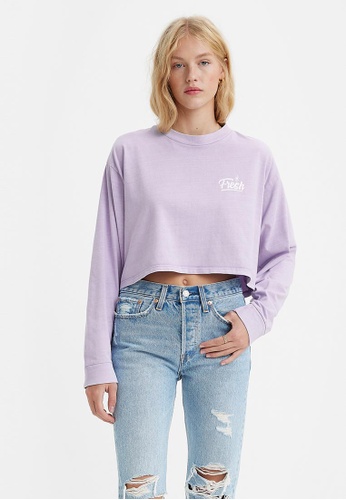 Levi's Levi's® Women's Graphic Long Sleeve Reese Cropped Tee 2023 | Buy  Levi's Online | ZALORA Hong Kong