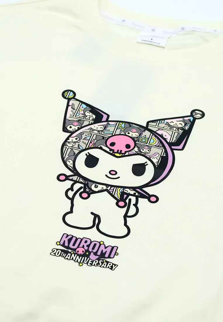 Ladies Licensed Graphic T-Shirt with Hemband "Kuromi Anniversary"