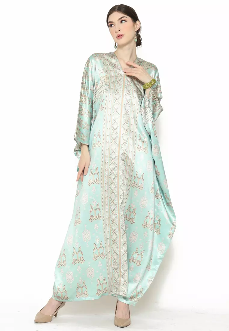 Kanzi Exclusive Long Sleeve Songket Kaftan