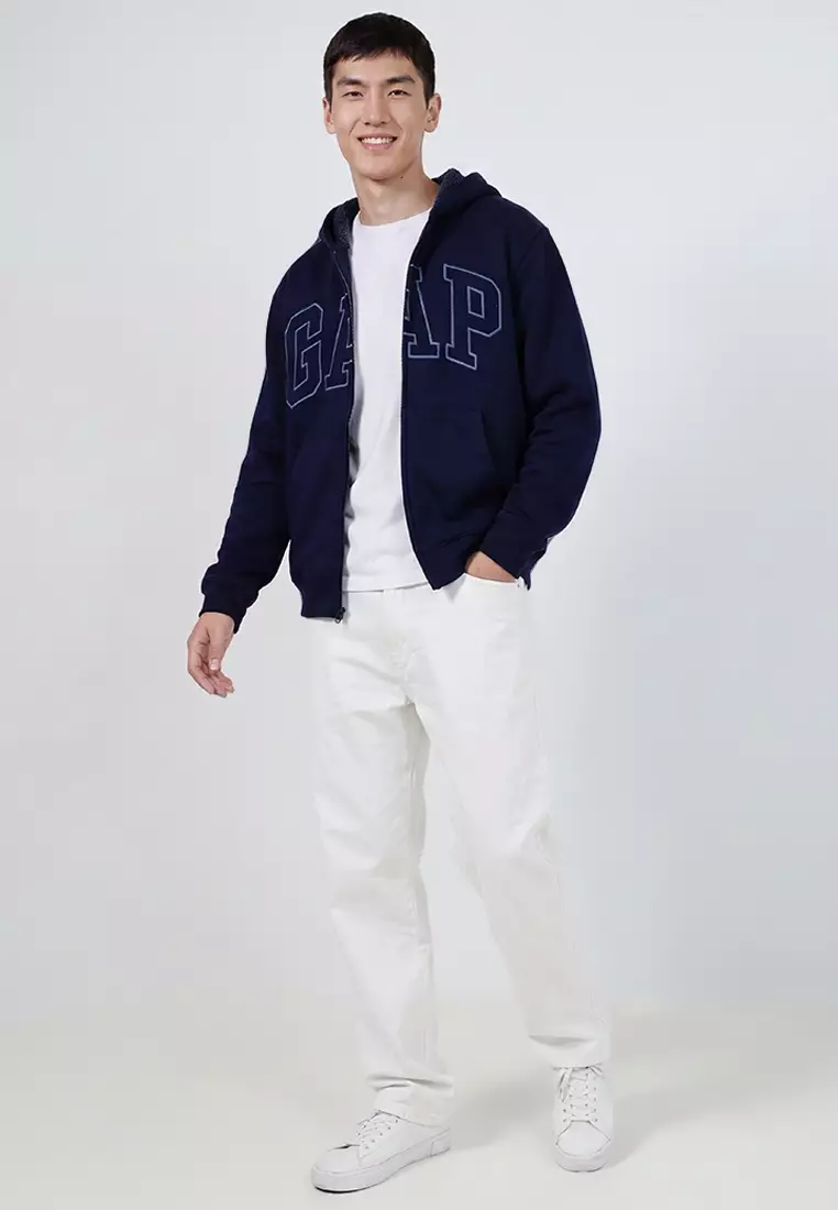 Arch Sherpa Zip Hoodie