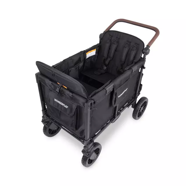 Wonderfold W4 Lu Pro Stroller Wagon Black -  Stroller Bayi Balita Anak