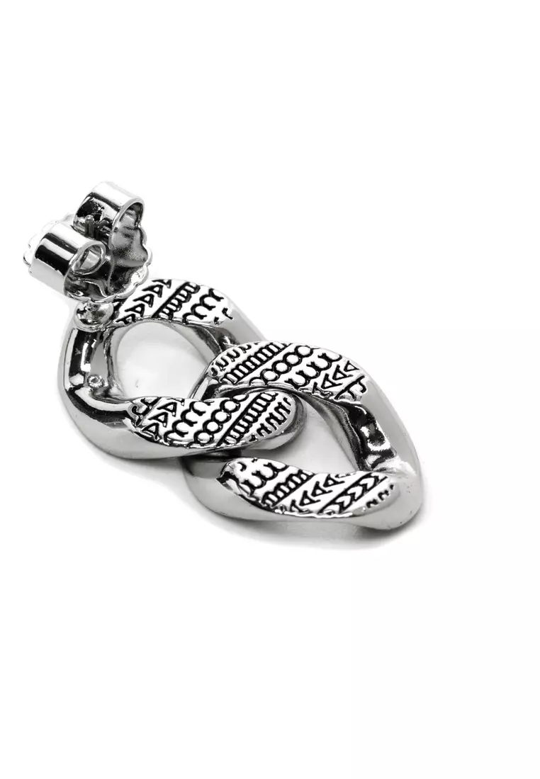 ★MARC JACOBS★ J Marc Chain Link EarringsSilver Marc Jacobs Silver J Marc Zipper Earrings Marc Jacobs