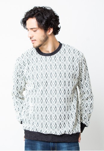 Endorse Sweater Jesse Motive White END-PC019