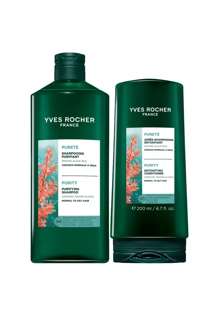 Refresh Purifying Shampoo 300ml & Conditioner 200ml Original Hair Care Normal To Oily Hair Sulfate-Free