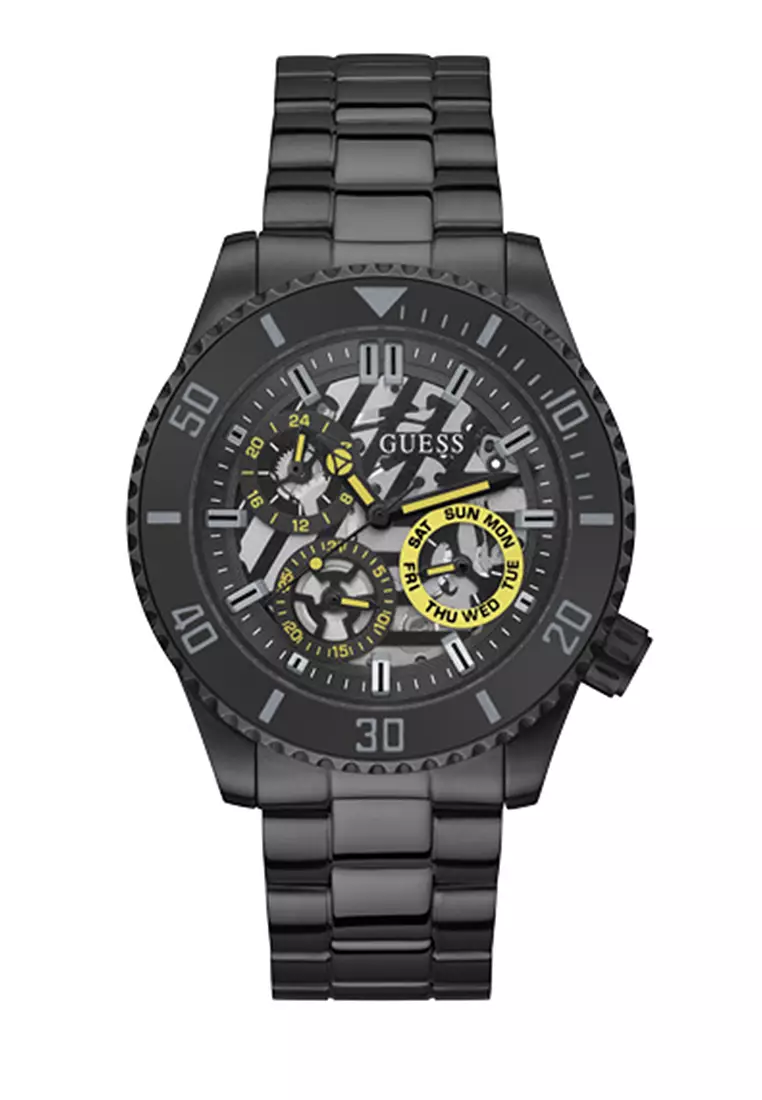 Guess black watches Clearance