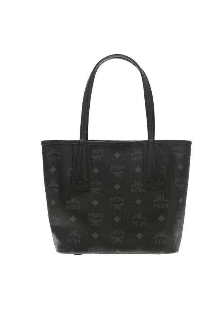 Mcm black medium tote Clearance