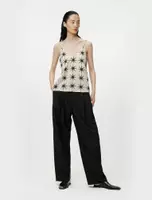 Beige and Black Combination