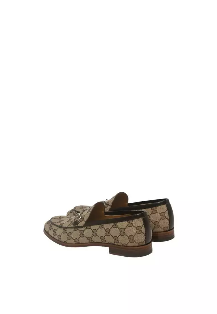GG Supreme Canvas Loafers