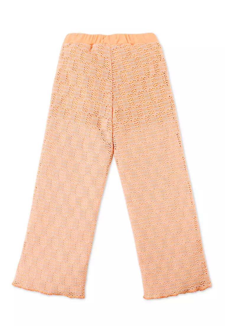 Girls Crochet Lace Pants