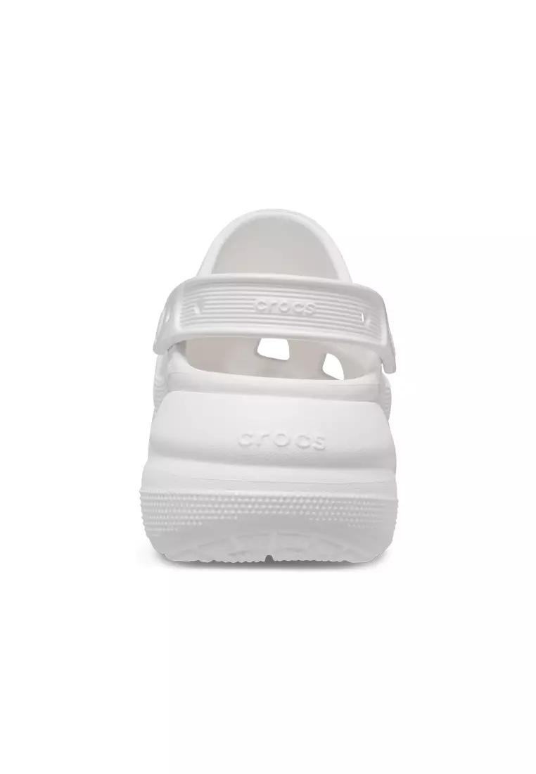 CROCS UNISEX CLASSIC CRUSH CLOG WHITE