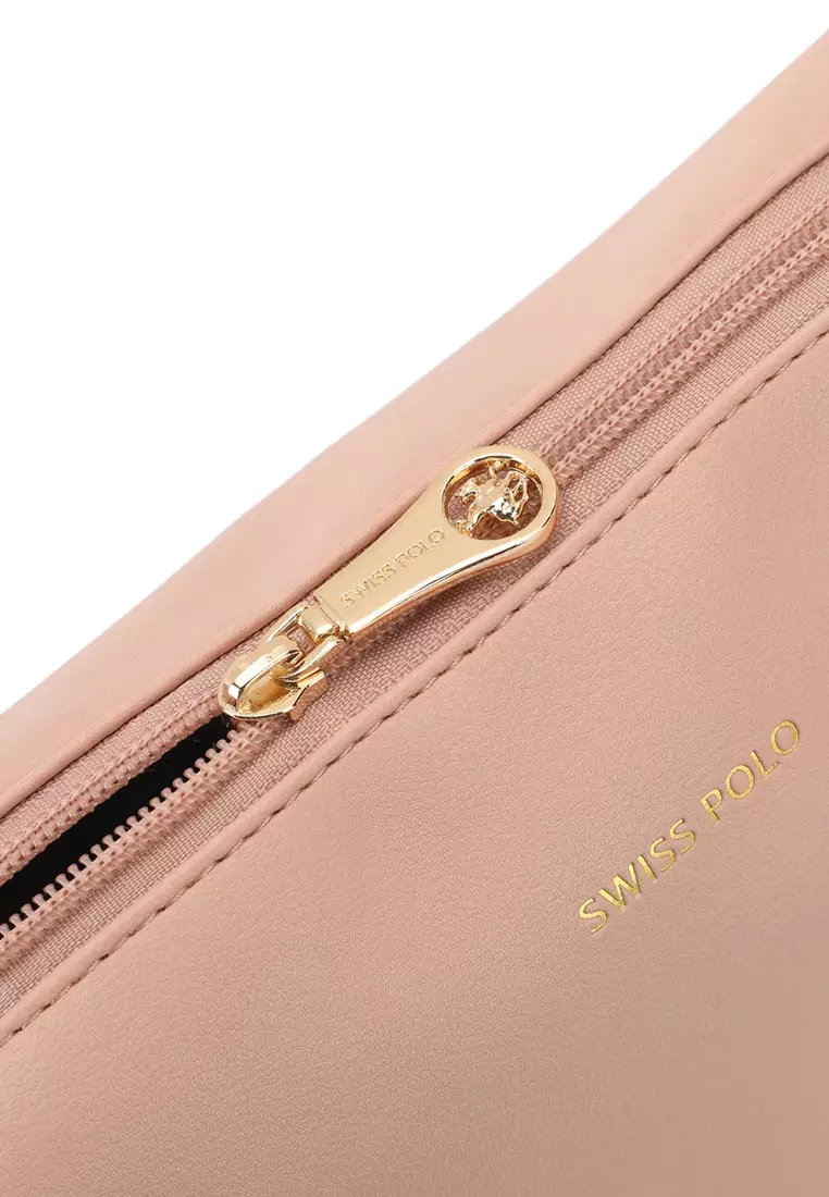 Women's Sling Bag / Crossbody Bag - Light Pink