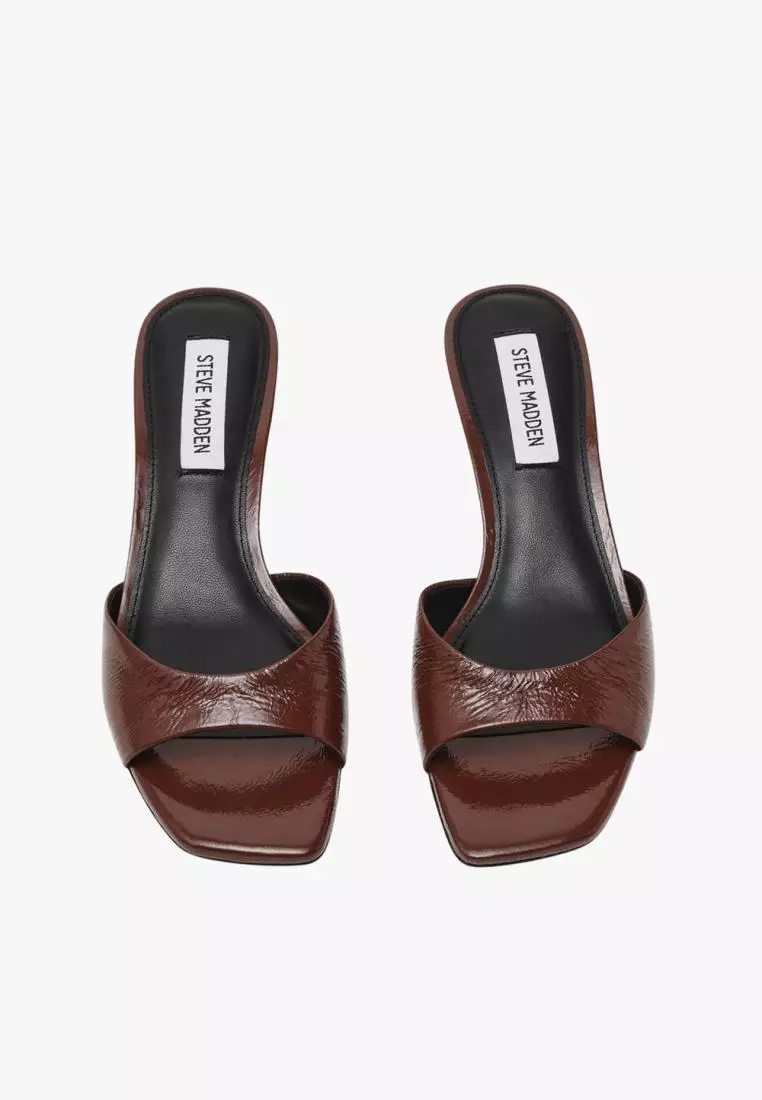 Steve Madden HINTS Women's Heels Sandals - Chocolate