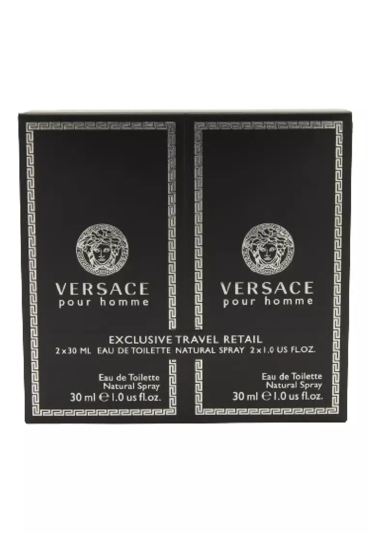 VERSACE Pour Homme Eau De Toilette Exclusive Travel Retail 30ml x 2pcs