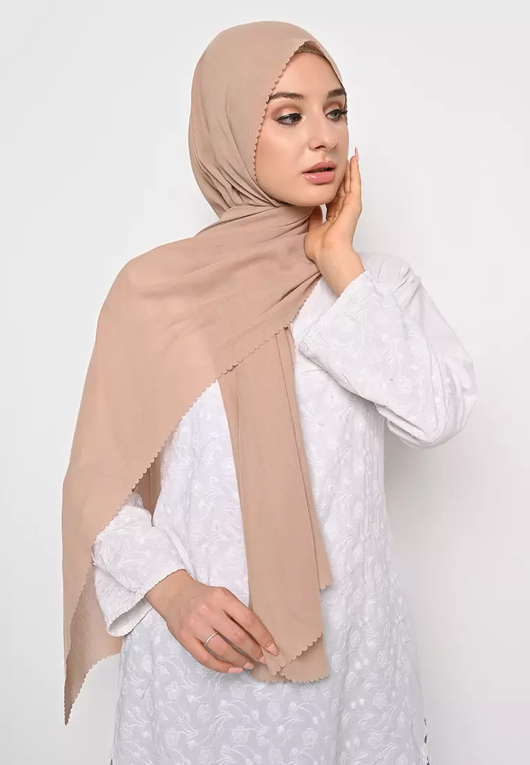Pasmina Voal Gucci Lasercut Tan