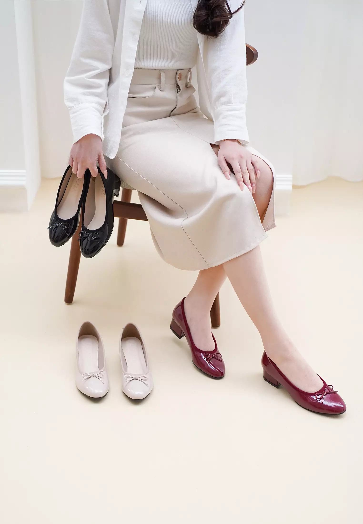 Luna Women Formal Pump Shoes Round Toe