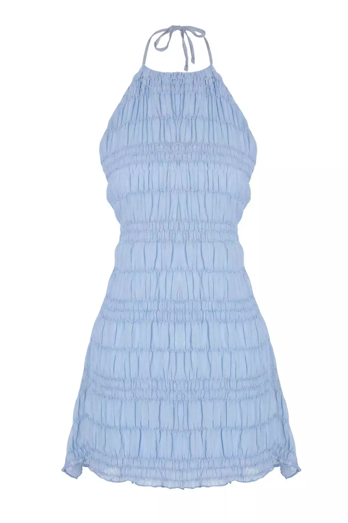 raine dusty blue lace panel tiered bodycon dress Skater Dress Pretty Little Thing Baby Blue Dress Raine Dusty Blue Lace  Panel Tiered Bodycon Dress