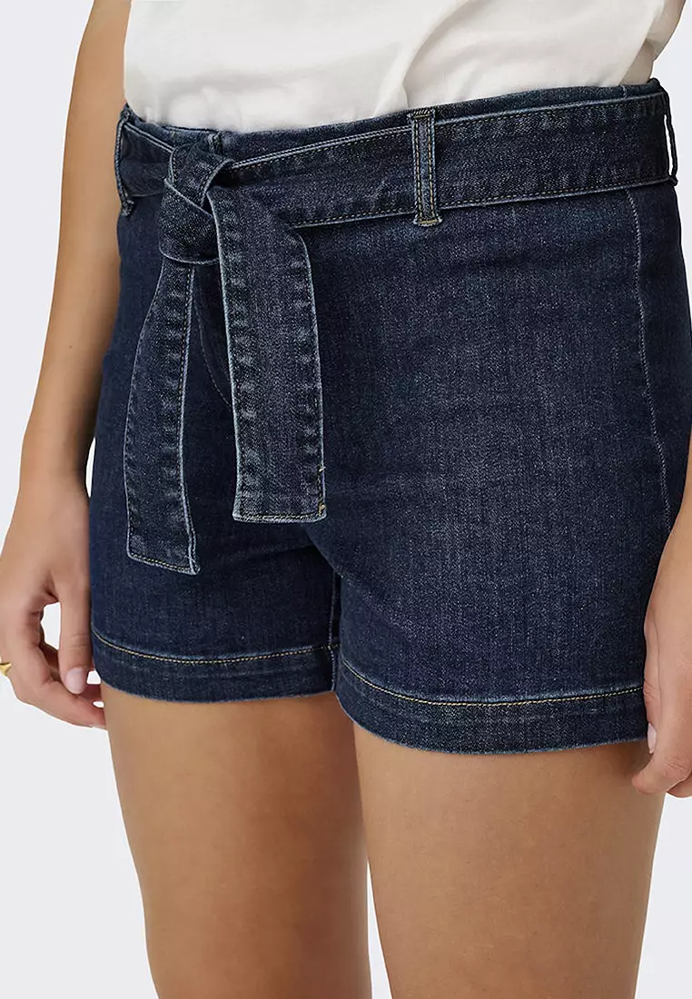 High Waist Denim Shorts