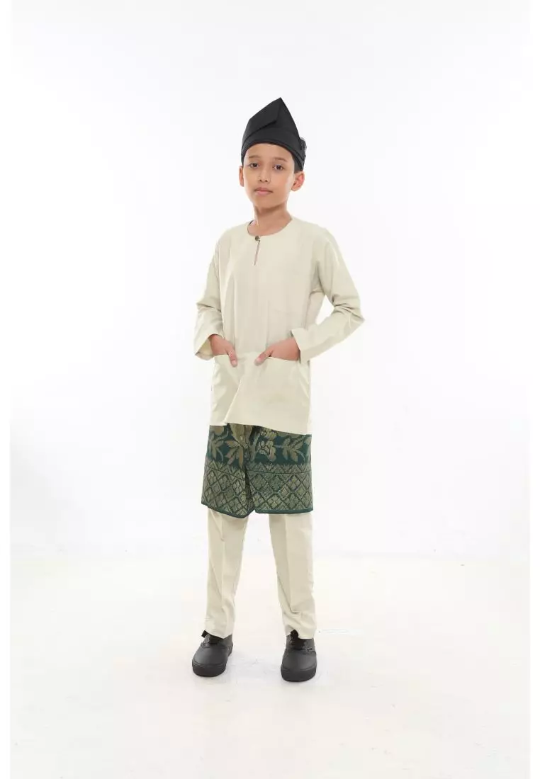 Baju Melayu Moden Teluk Belanga For Kids