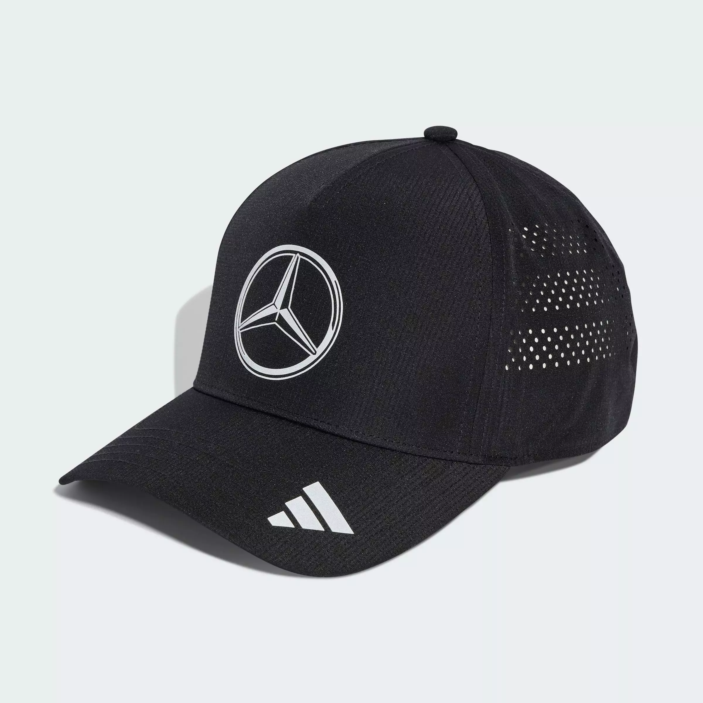 Motorsport MERCEDES - AMG PETRONAS FORMULA ONE TEAM MECHANICS CLIMACOOL TRUCKER CAP Unisex Black JX1419