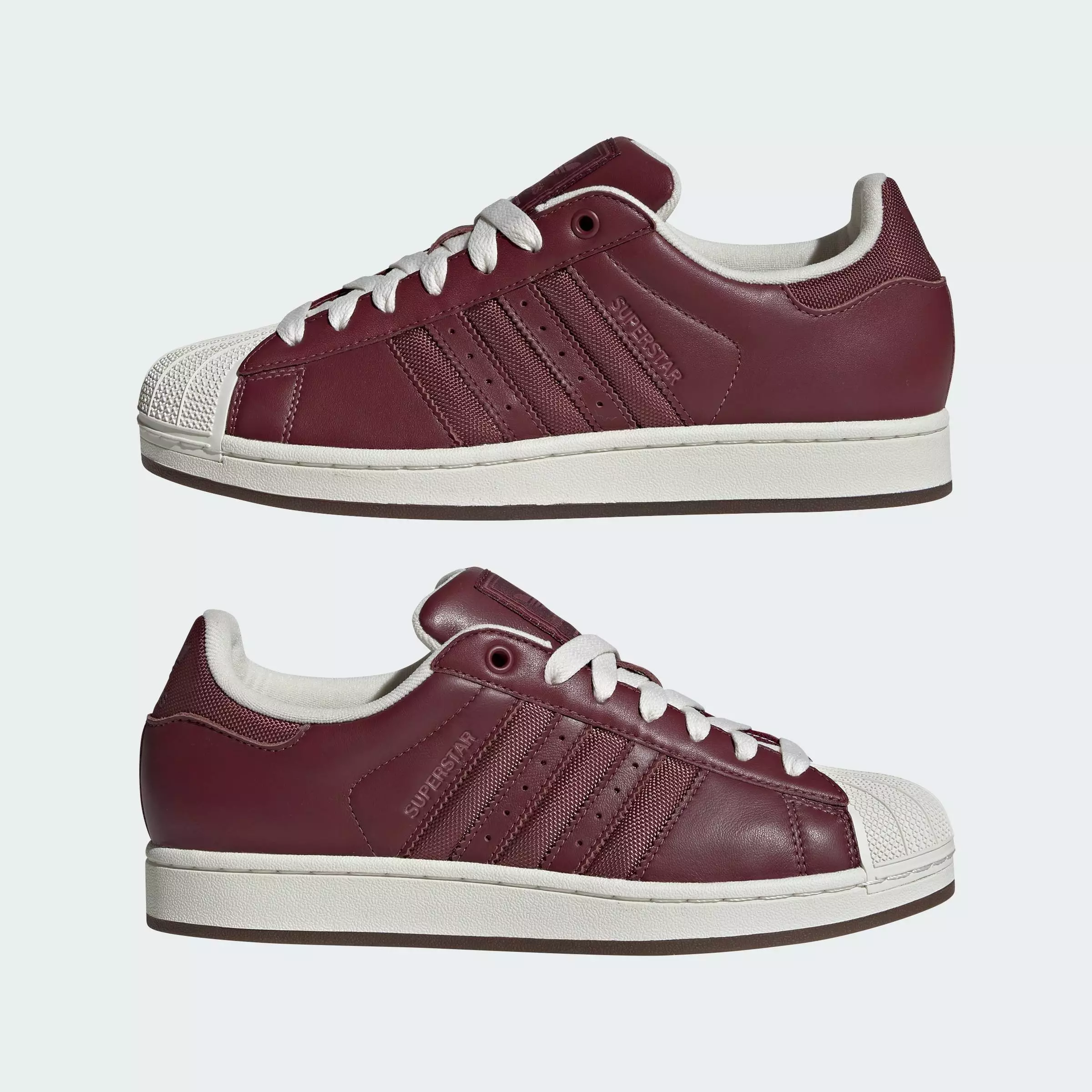 Lifestyle SUPERSTAR II shoes Unisex Burgundy IH9273