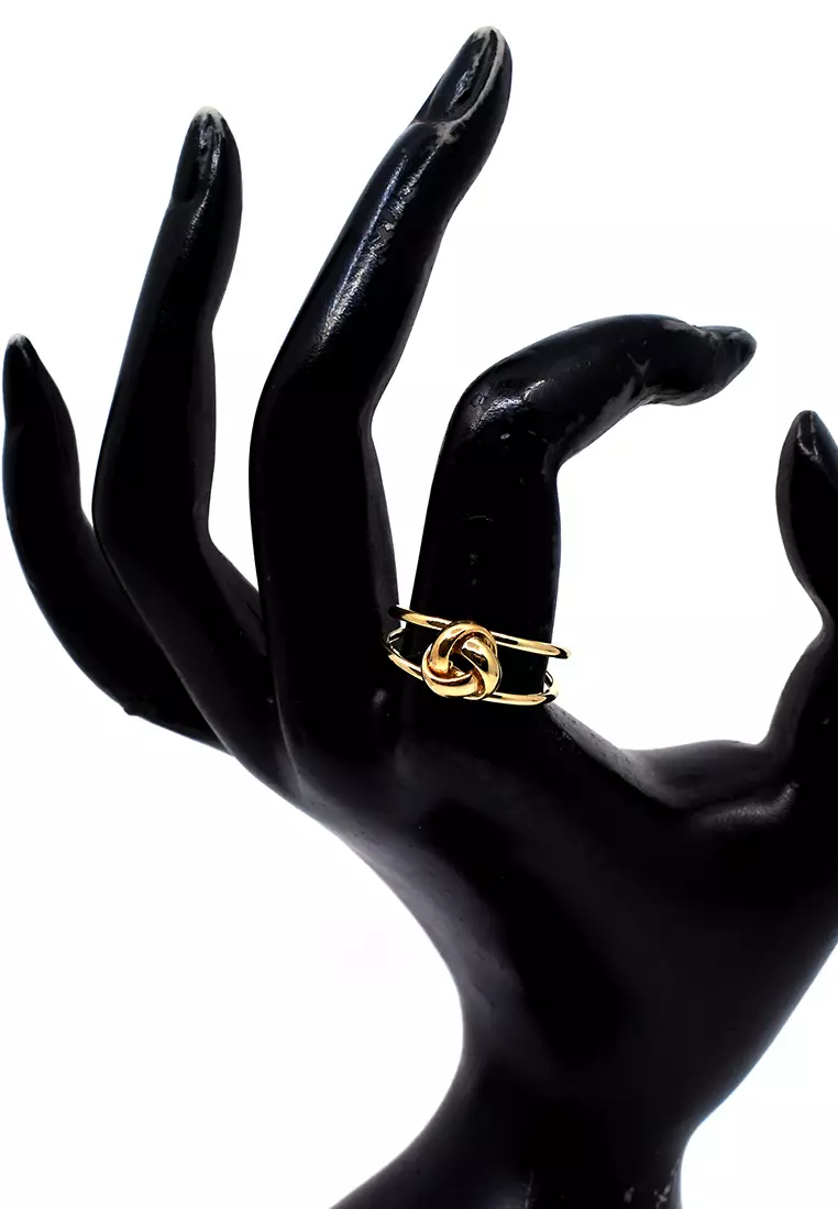 18K Yellow Gold Lady Ring