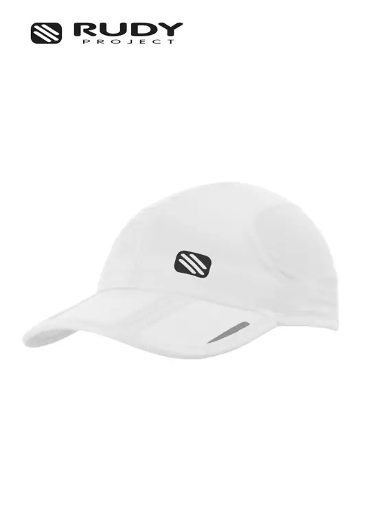 Emblem Logo Foldable Cap in White