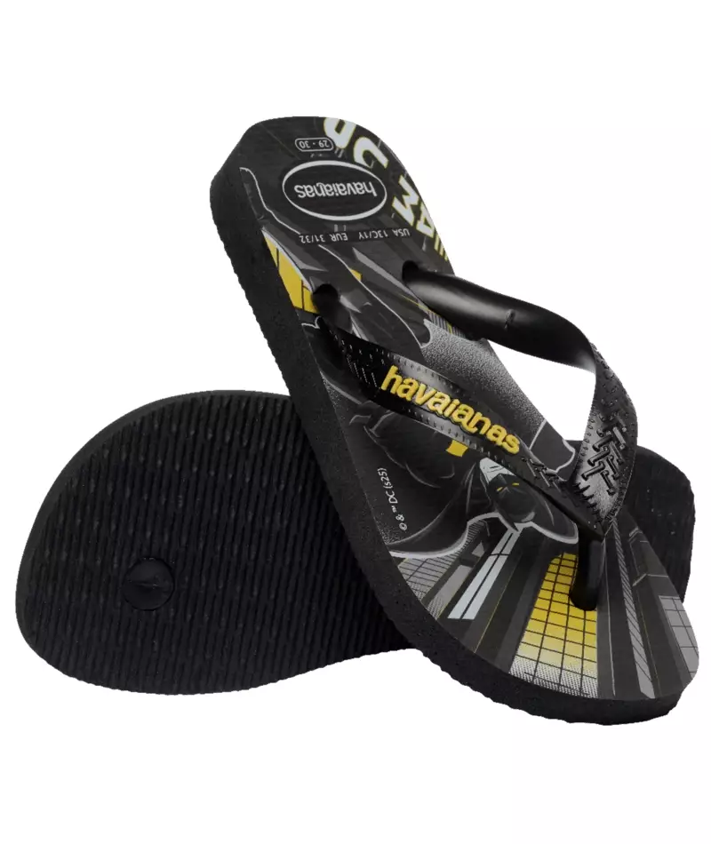 Havaianas 0090 Kids Top Warner - Black - Sandal Anak