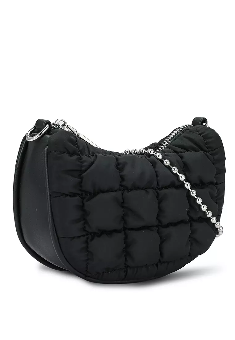 Buy Red's Revenge Padded Quilt Chain Sling Bag 2023 Online ZALORA