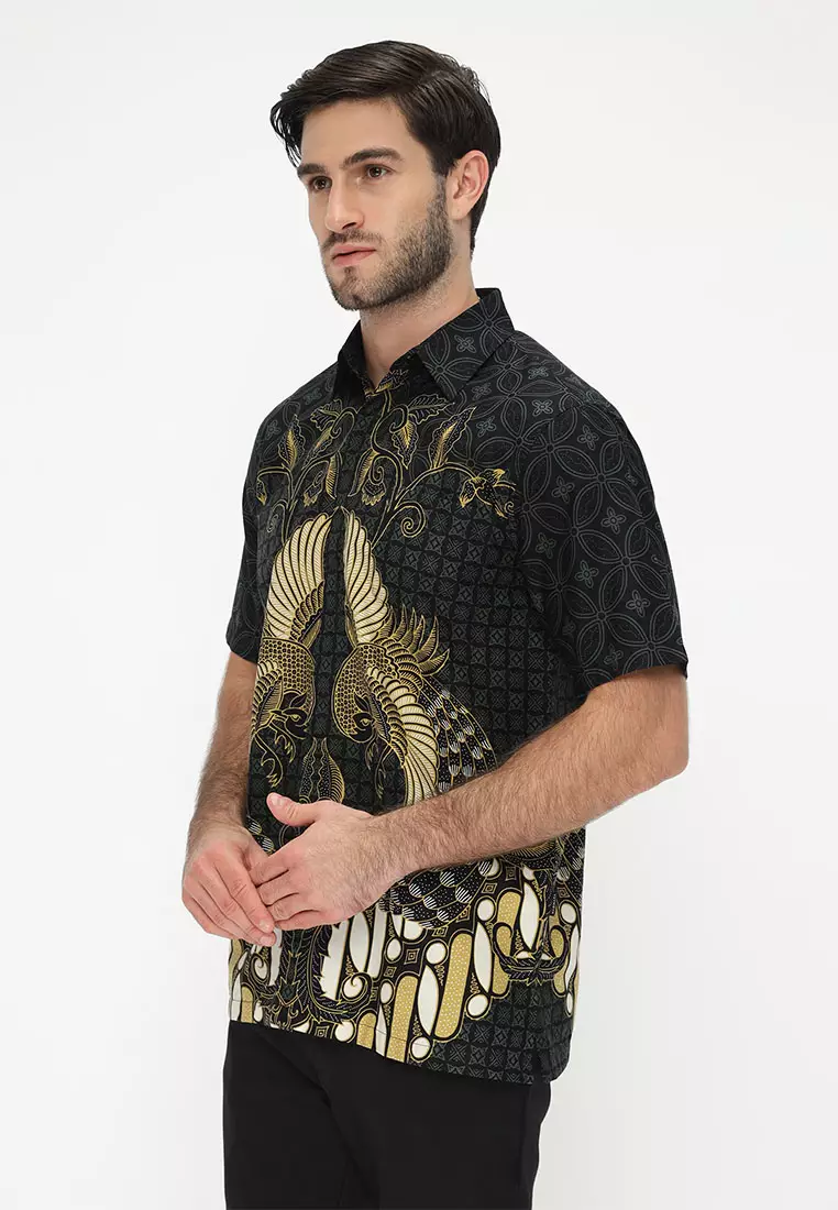 Hadinata Batik Kemeja Pendek Superfine Bharata Binala
