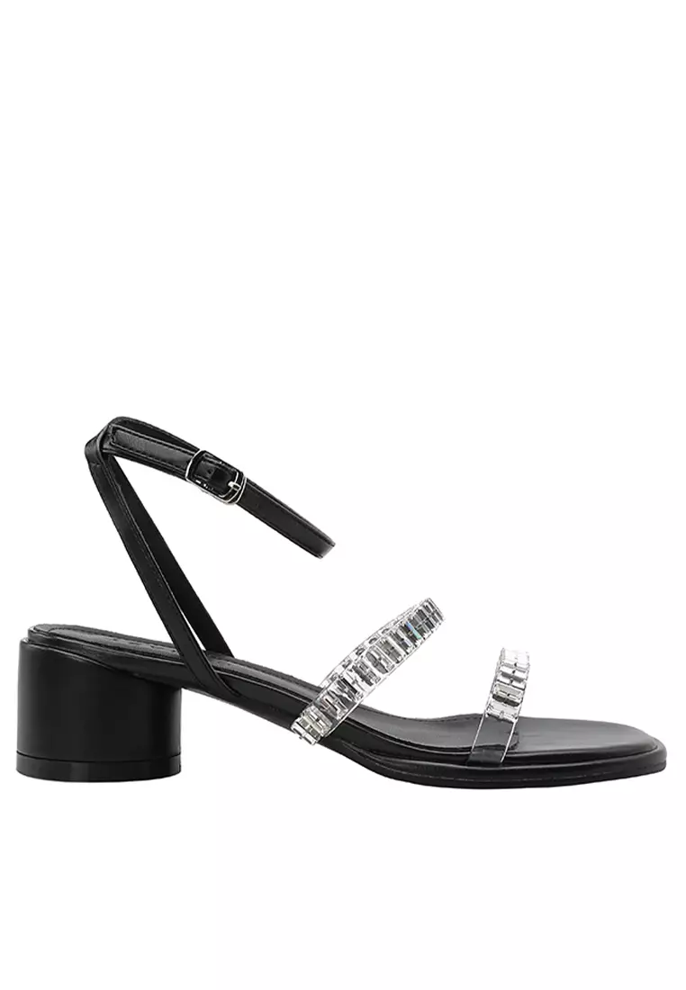 Discount on Twenty Eight Shoes  shoes - SKU: 5CM Rhinestone Strap Heel Sandals TE2198-1