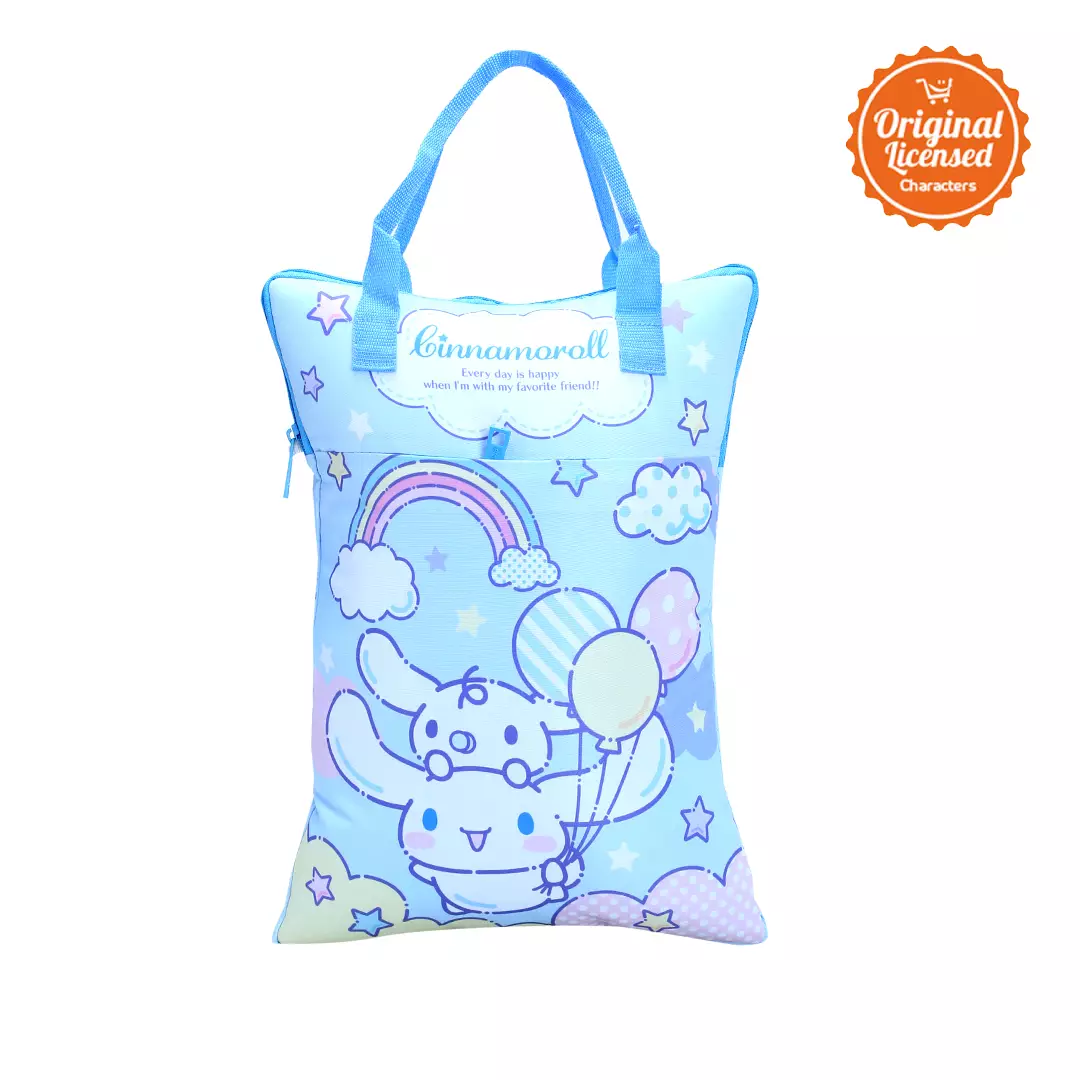 Sanrio Tas Laptop Cinnamoroll Blue 40x28 cm