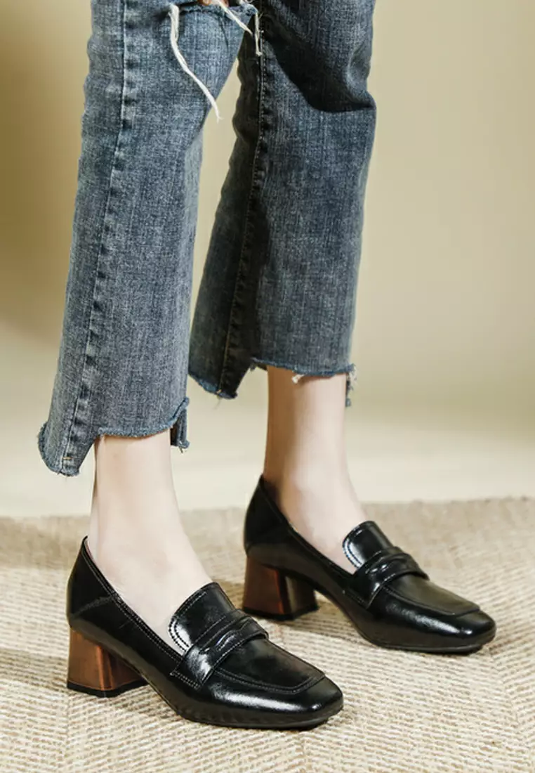 4CM Penny Leather Loafer TE6988-2