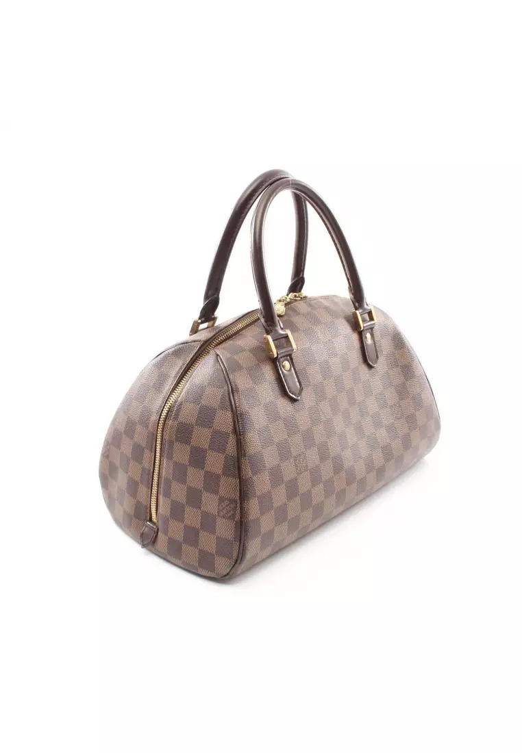 Louis Vuitton Ribera Brown Canvas Handbag (Pre-Owned)