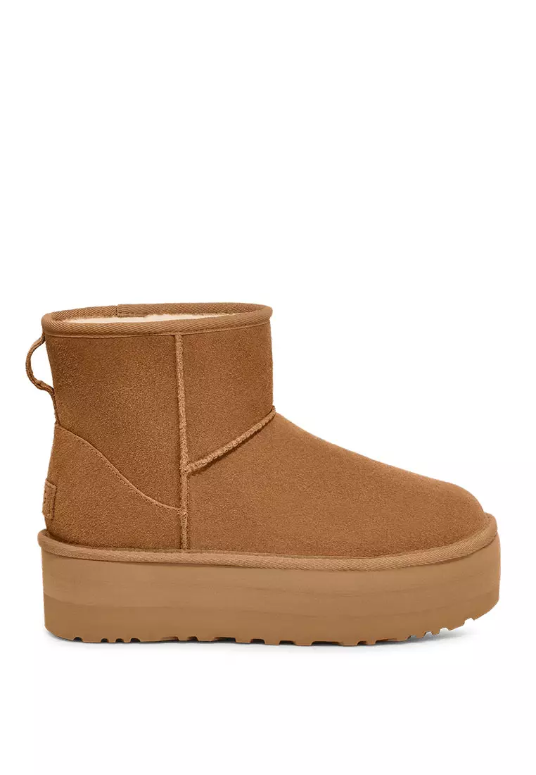 Discount on UGG  shoes - SKU: UGG Women's Classic Mini Platform - Chestnut  (1134991-CHE
