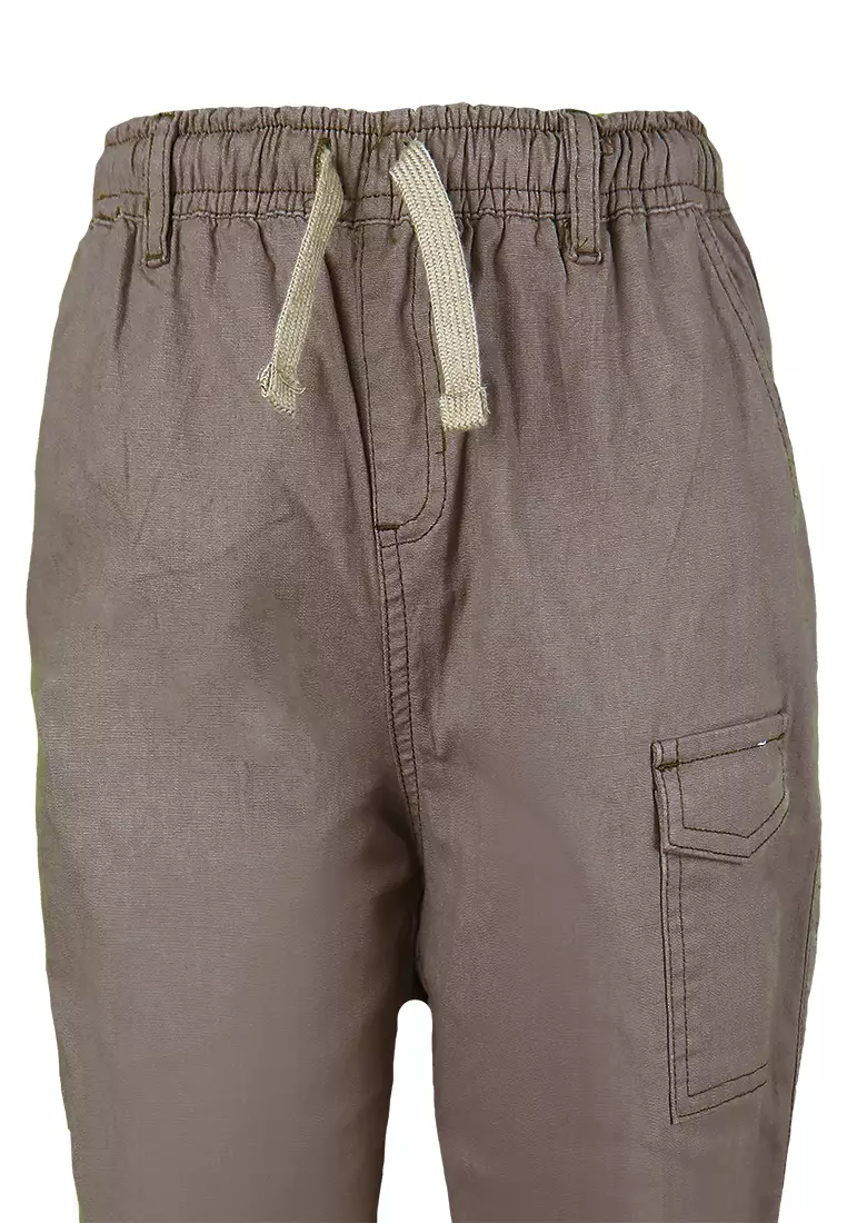 Pito Dito Boy Platidio Celana Panjang Jogger Anak Khaky - Size 4