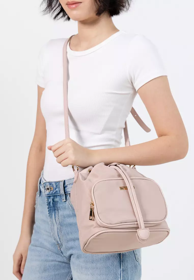 Premium Oxford Nylon Drawstring Bucket Bag
