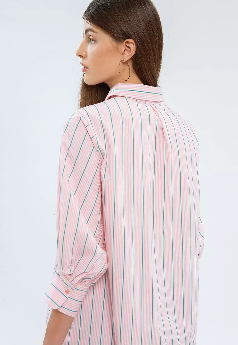 Minimal BB Sky Shirt Pink/Green