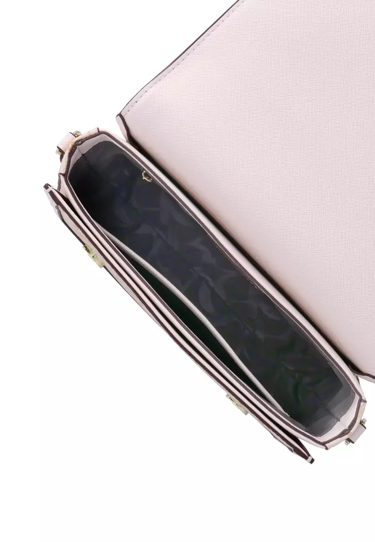 Medium Beige Carlo GEO Crossbody