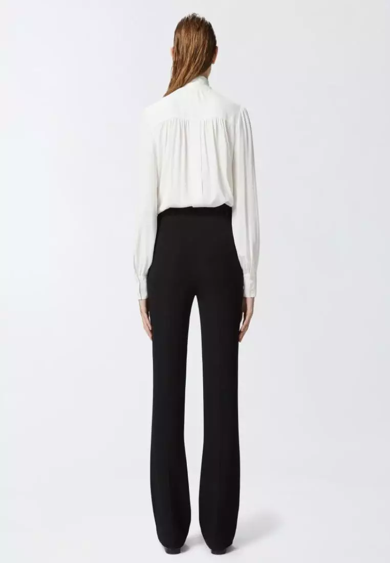 Buy PINKO Silk blend shirt with bow 2025 Online | ZALORA