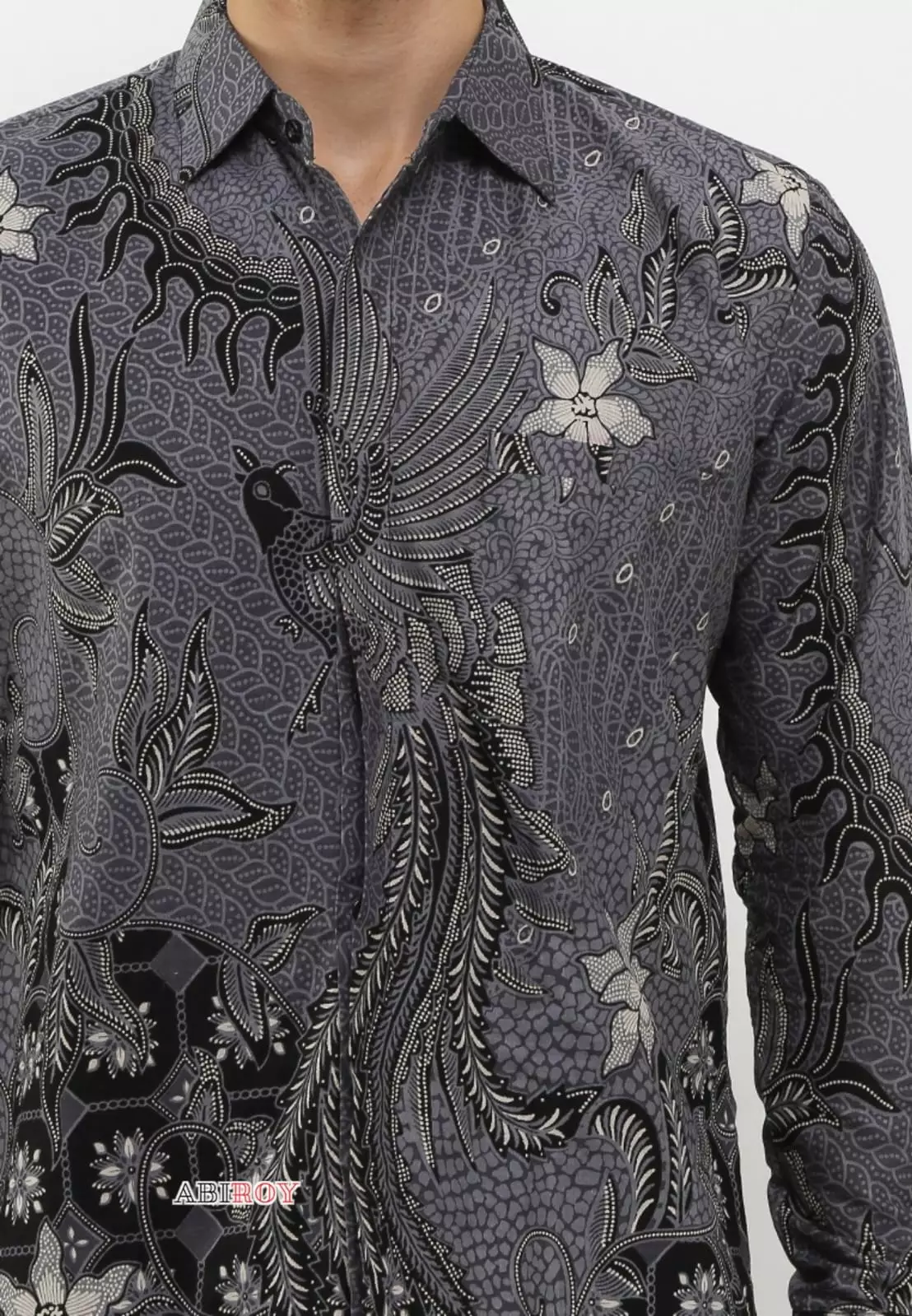 Kemeja Batik Pria Premium Slimfit Elegant Modern Lengan Panjang Gardapati