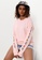 OBEY pink OP Flower Long Sleeve T-Shirt 3B757AA9B64A52GS_4