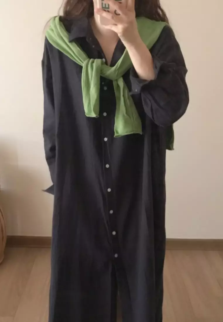 New Korean casual women's loose dress CA25091908BK